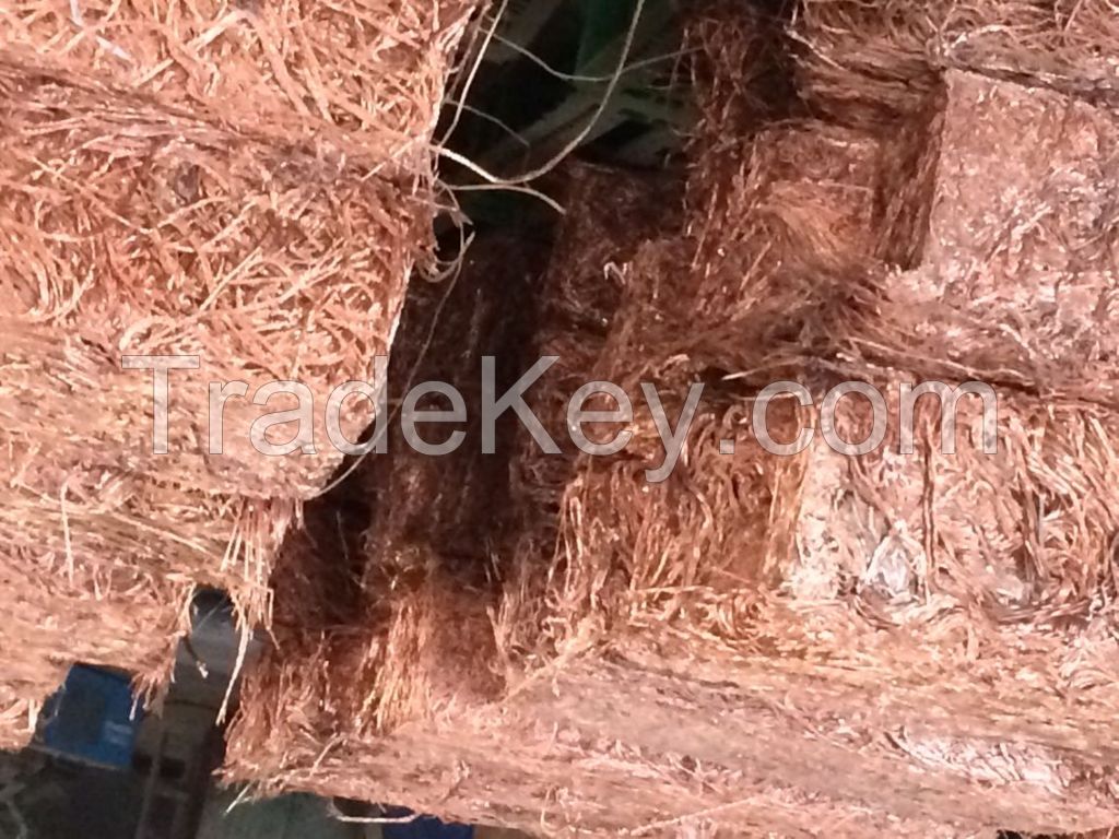 MILLBERRY COPPER wire scraps. Best quality. MINIMUM 99,78% purity