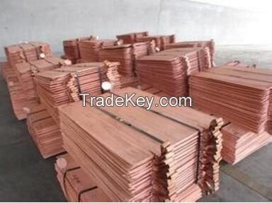 Supply best quality electrolytic copper cathodes 99.99%