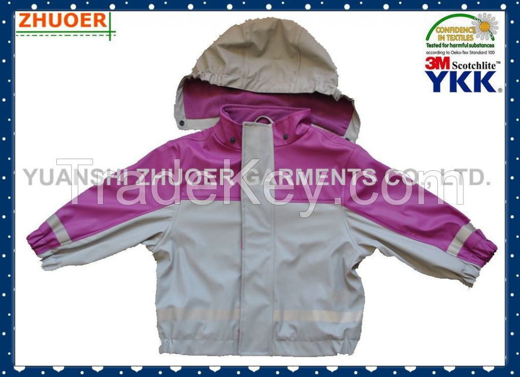 Children PU Rain Wear - Children Jacket
