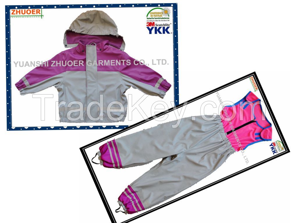 Children Pu Rain Wear - Children Jacket