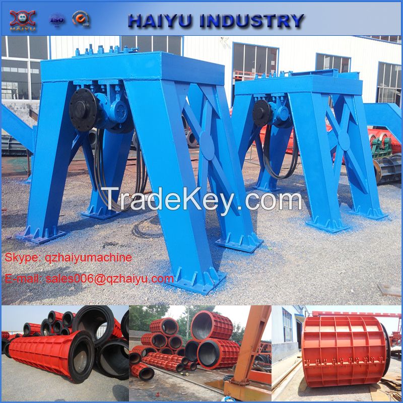 Concrete drain pipe machine