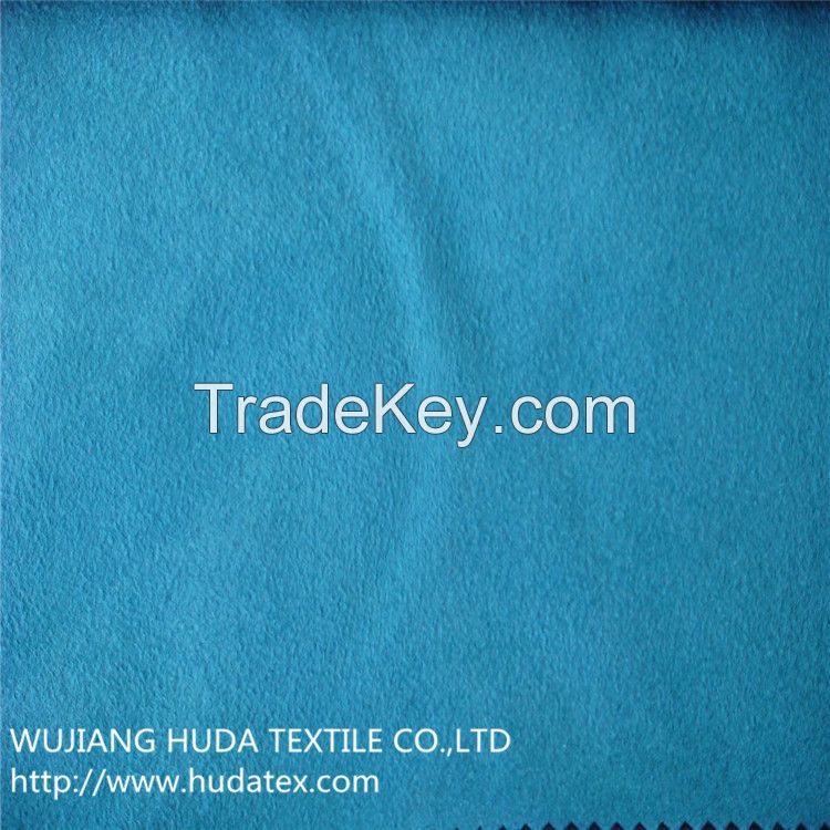 colorful Suedette/faux suede fabric 100%polyester wholesale