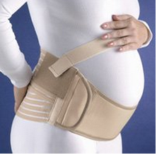 Maternity Support Belt - Double Support - Soft Cotton front -Seamless High Back