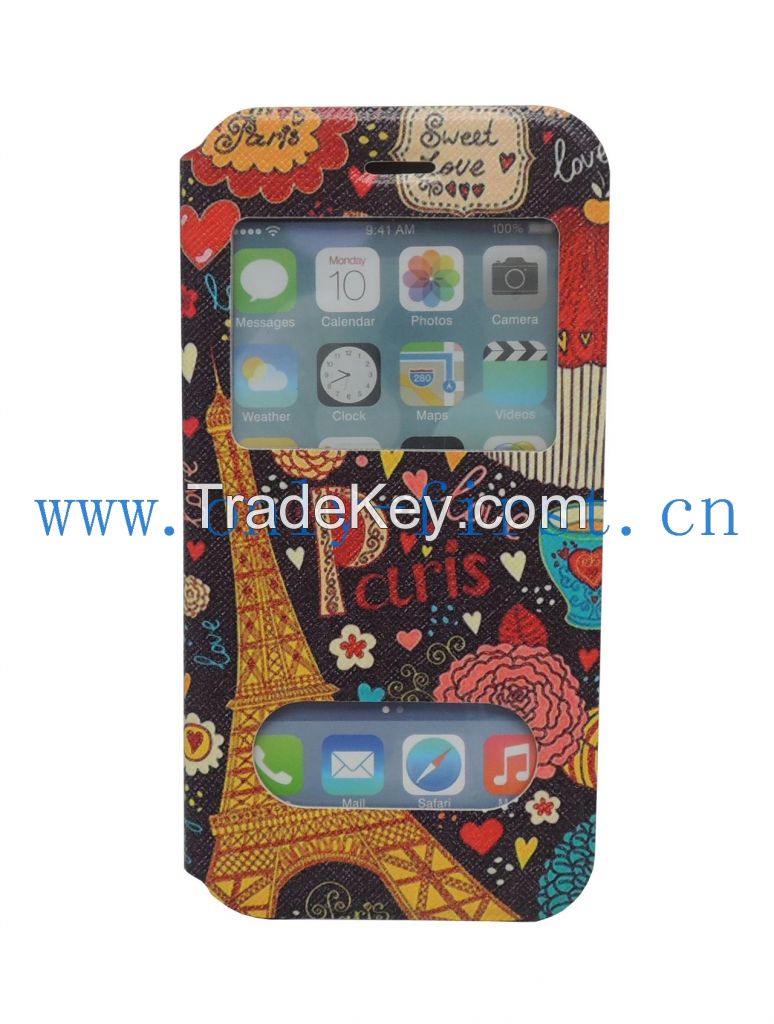 High Quality mobile phone leather case for iphone 6