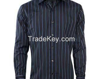Blue On Black Corporate Shirt Clothing Manufacturers USA