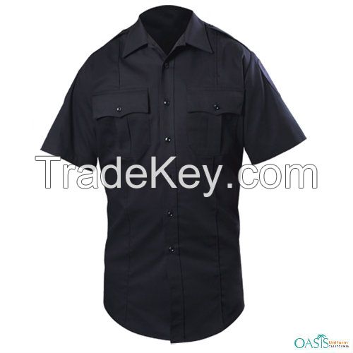 Casual Greyish Black Security Shirt Uniforms