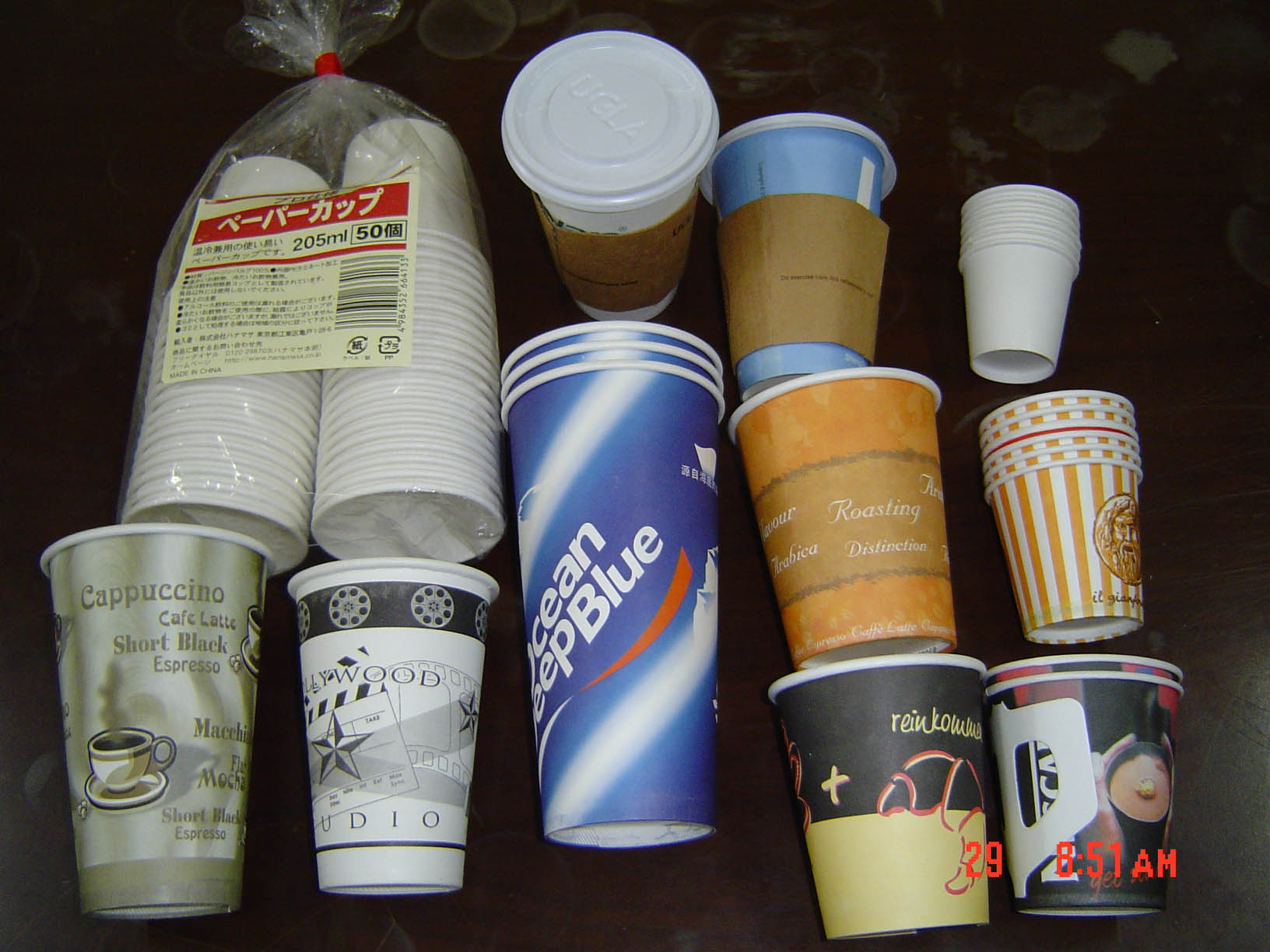 paper cups