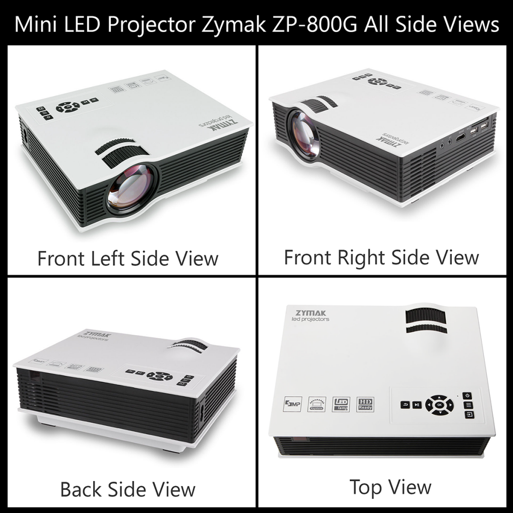Projector Zymak LED Projector ZP800G With WARRANTY