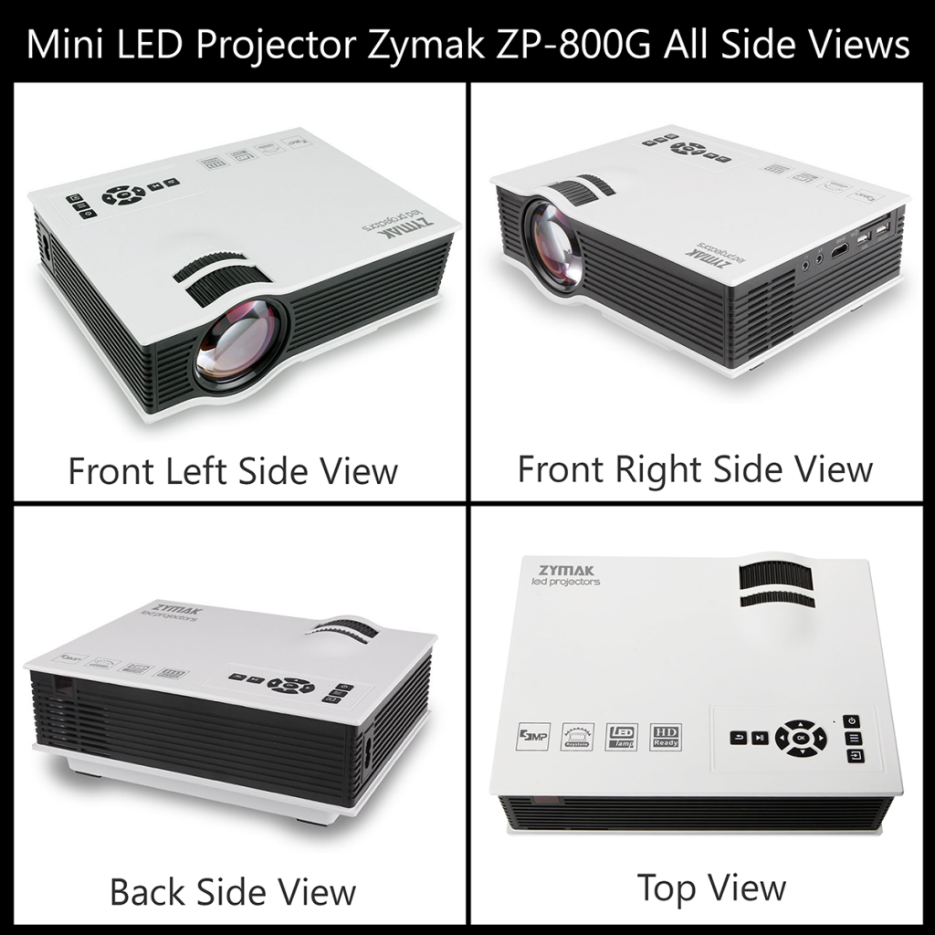 Projector Zymak Led Projector Zp800g With Warranty