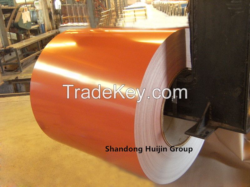 Shandong Huijin DX51D Grade Hot-dip Prepainted Galvanized Steel Coil