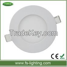 high quality aluminium white round led panel light 4W