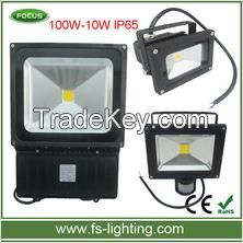 2015 high power good quality outddoor 100W led black floodlight IP65 with 2 warranty years