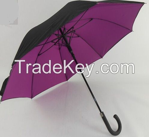 Promotional umbrella with double layer fabric custom made umbrella