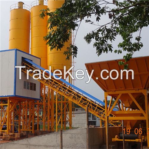 Small mobile plant cement concrete batching plant