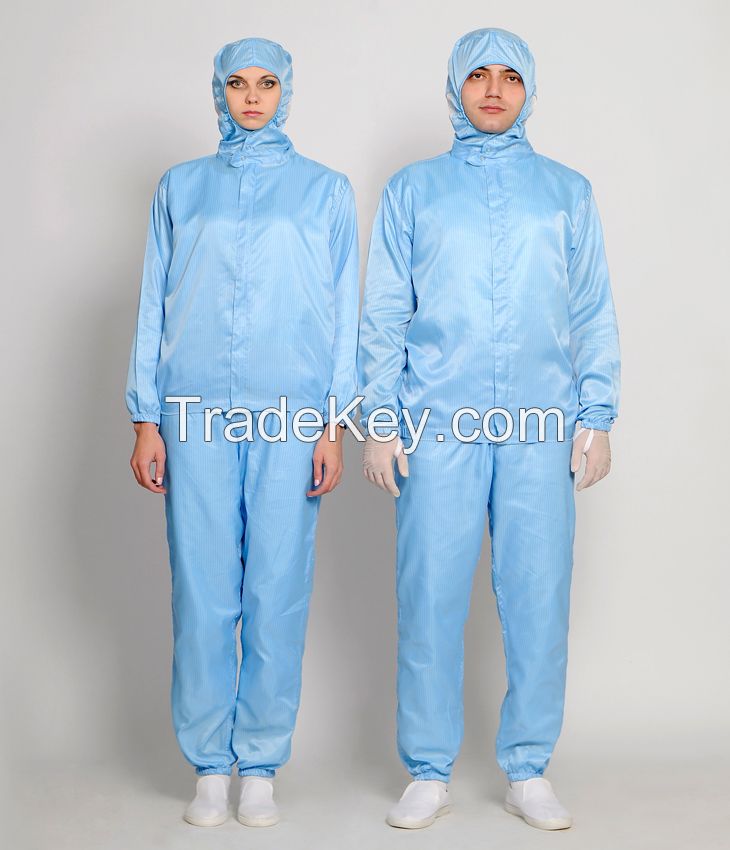 2015 new esd/antistatic anti-bacteria Cleanroom garment/safety coats w