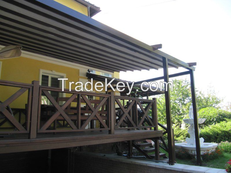 Aluminum retractable pergola M-Ocean