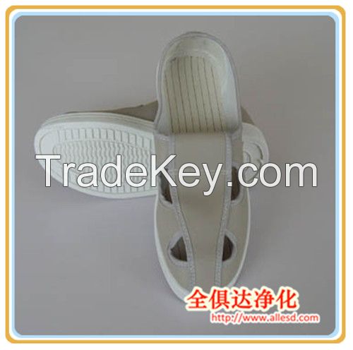 Four Hole White ESD Safety Shoes
