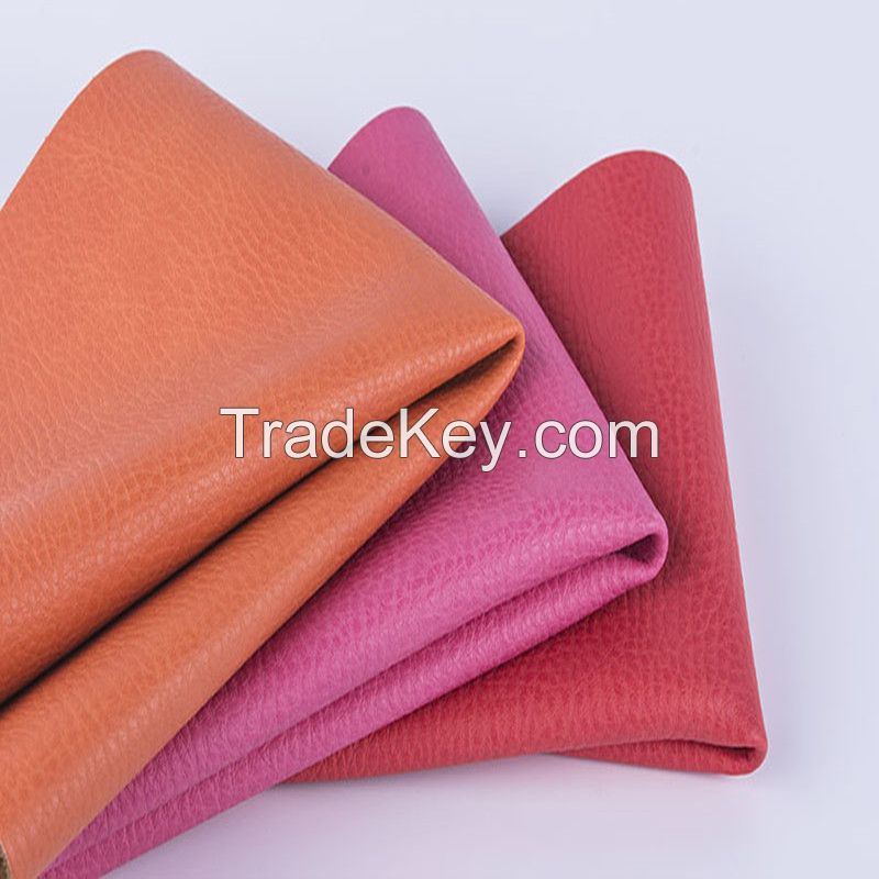 synthetic pu leather for making ladies handbags
