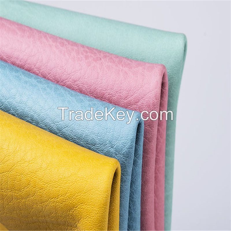 synthetic pu leather for making ladies handbags