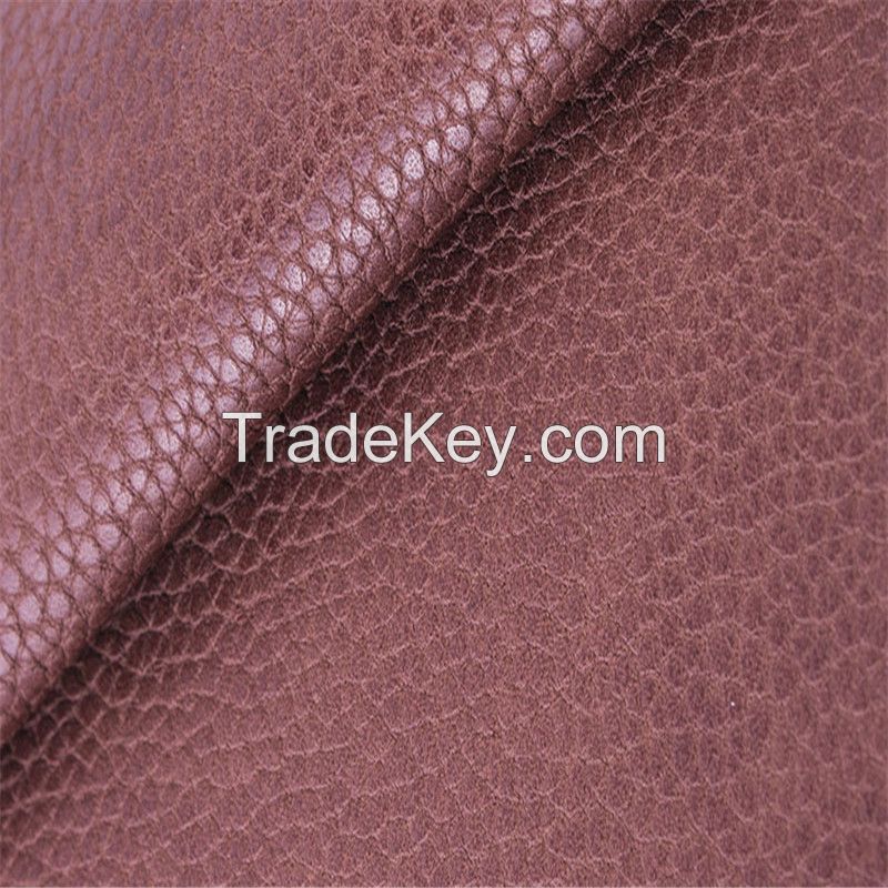 Special lichee pattern embossing pu leather - V005