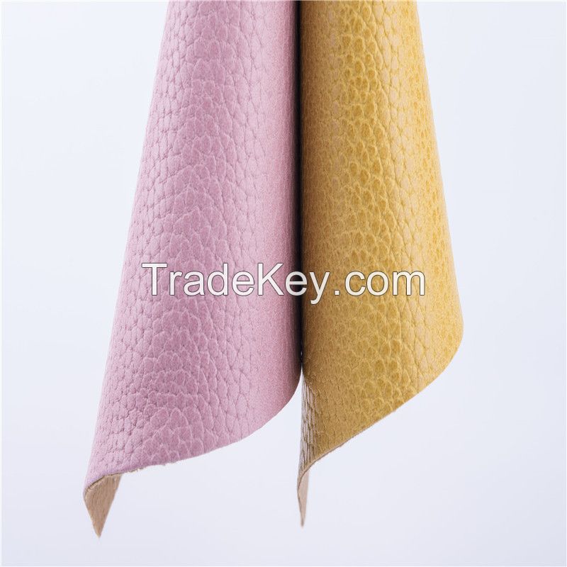 Special lichee pattern embossing pu leather - V005