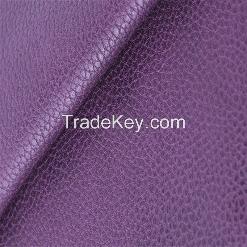 Good quality classical  pu leather lychee grain- V003