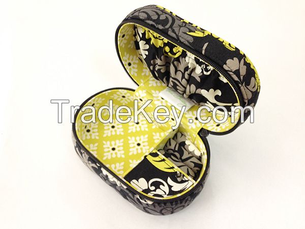 zipper cosmetic box for make-up use