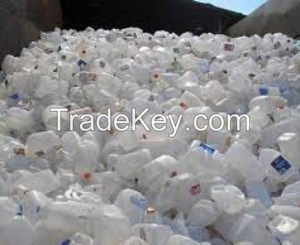 HDPE milk bottle scrap