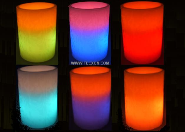 Color Change Glow Candle