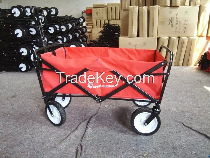 4 Wheels Folding Wagon Folding Kids Wagon Folding Beach Wagon