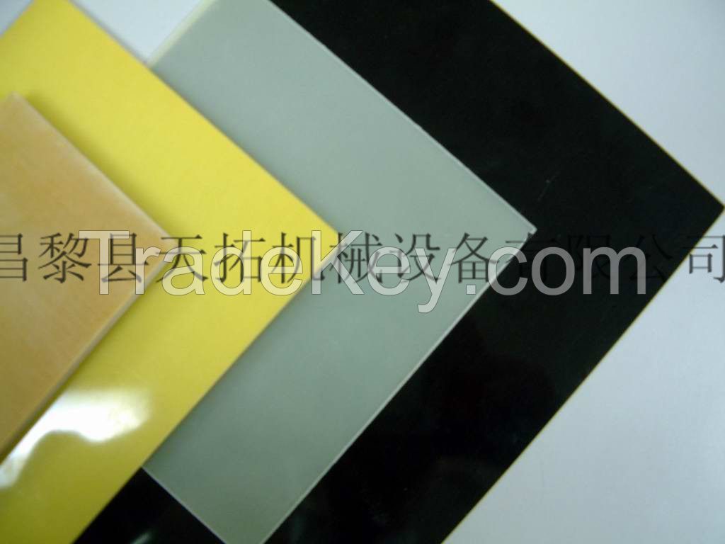FRP gel coat flat sheet equipment