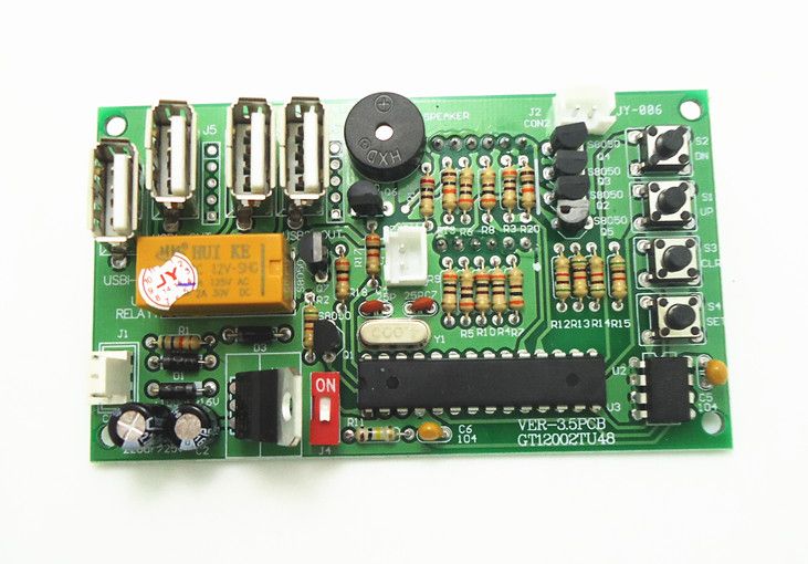 Newest Ch-18 Coin Operated Usb Time Control Timer Board Power Supply For Coin Acceptor Selector Device, Usb Devices, Etc..