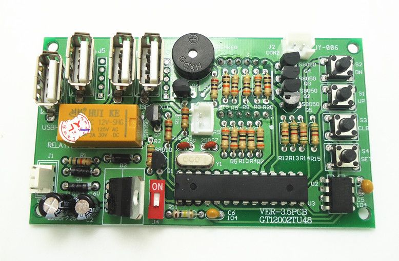 Newest Ch-18 Coin Operated Usb Time Control Timer Board Power Supply For Coin Acceptor Selector Device, Usb Devices, Etc..