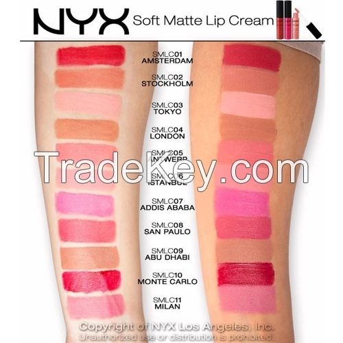 NYX Soft Matte Lip Cream colorful cosmetics lip gloss/ lip gel