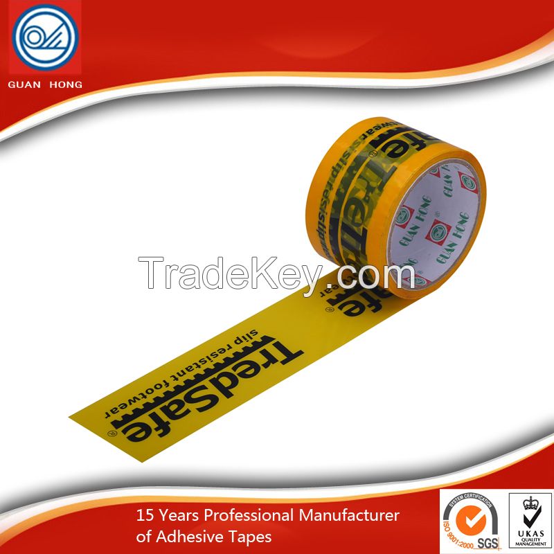 Custom printing BOPP Gum Tape For Packing Printed Tape