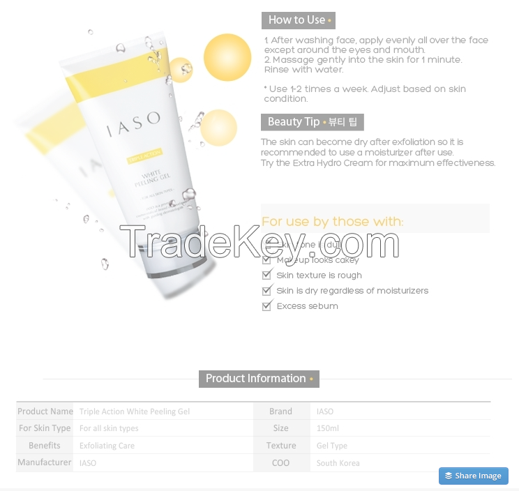 IASO Triple Action White Peeling Gel