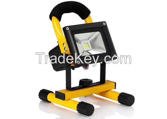 Outdoor 10w LED Rechargeable Floodlight