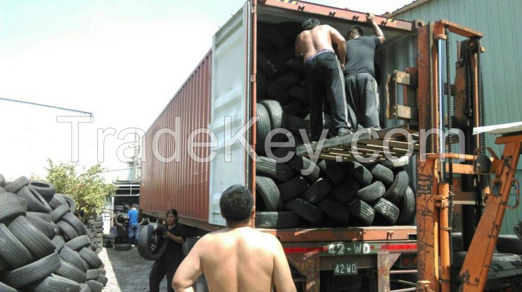 Used tires, used tyres,  recycled materials