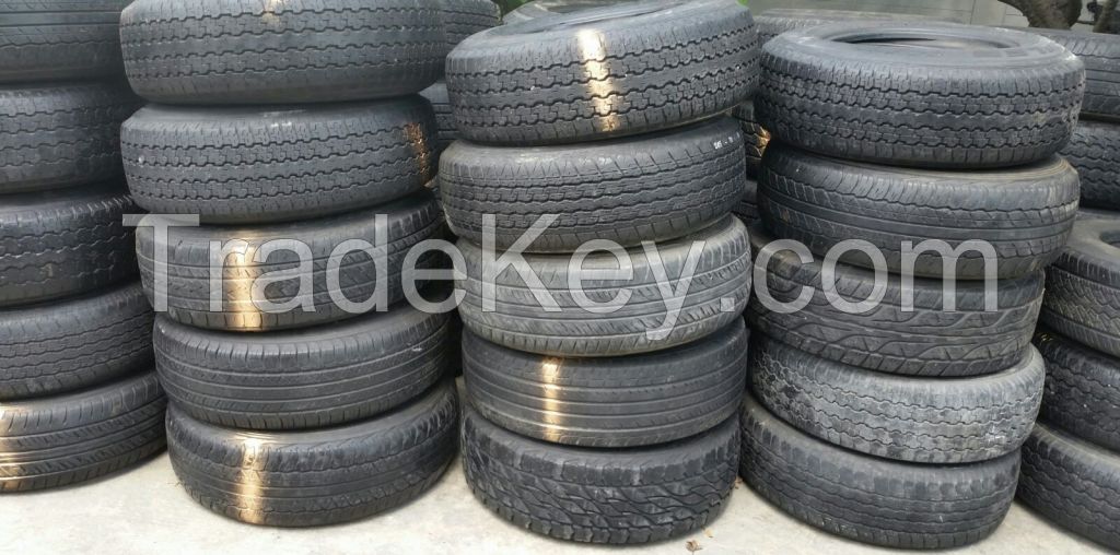 Used tires, used tyres,  recycled materials