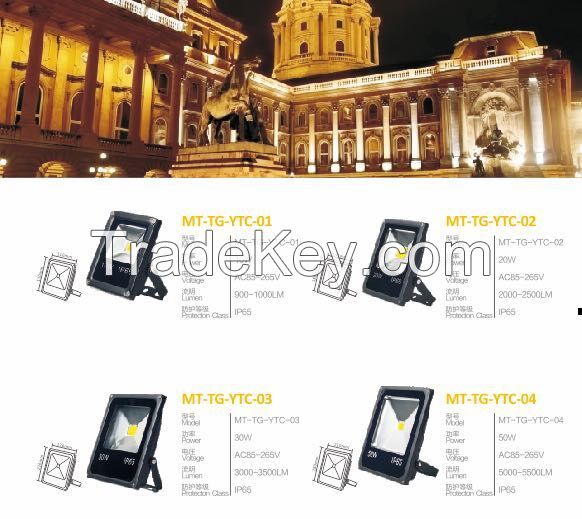 High Lumen Waterproof Outdoor 10W~200W LED Flood Light, Ip65 LED Light