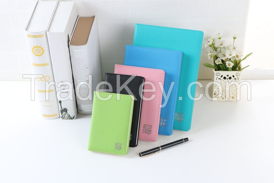 Colorful Litchi Texture Leather Model 16137 Notebook