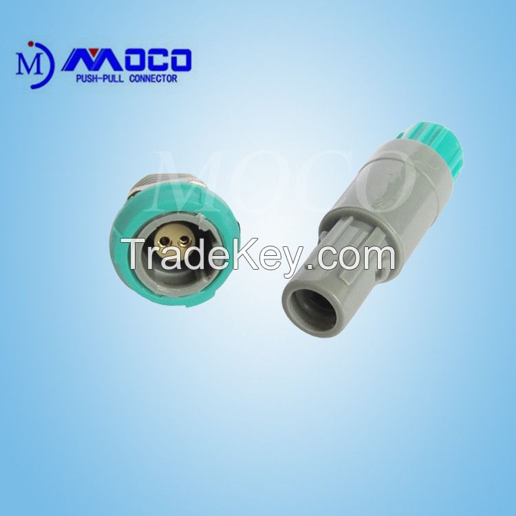 ROHS approved M14 2 pin circular quick plastic electric connector