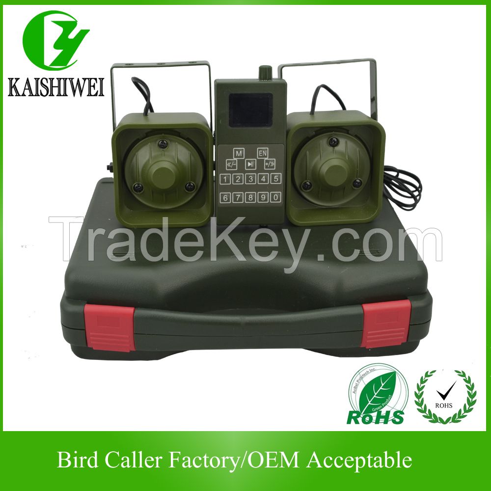 electronic bird call 50w speaker with play two speakers synchronously