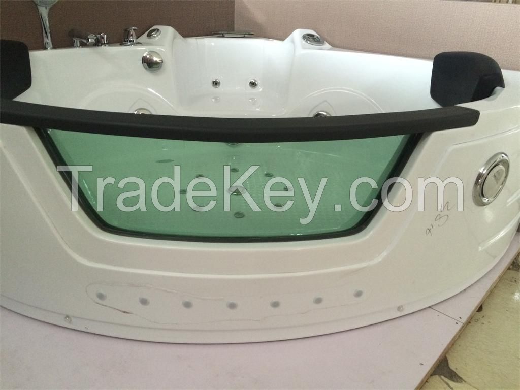 Chinese mainland Acrylic corner jet whirlpool massage bathtub