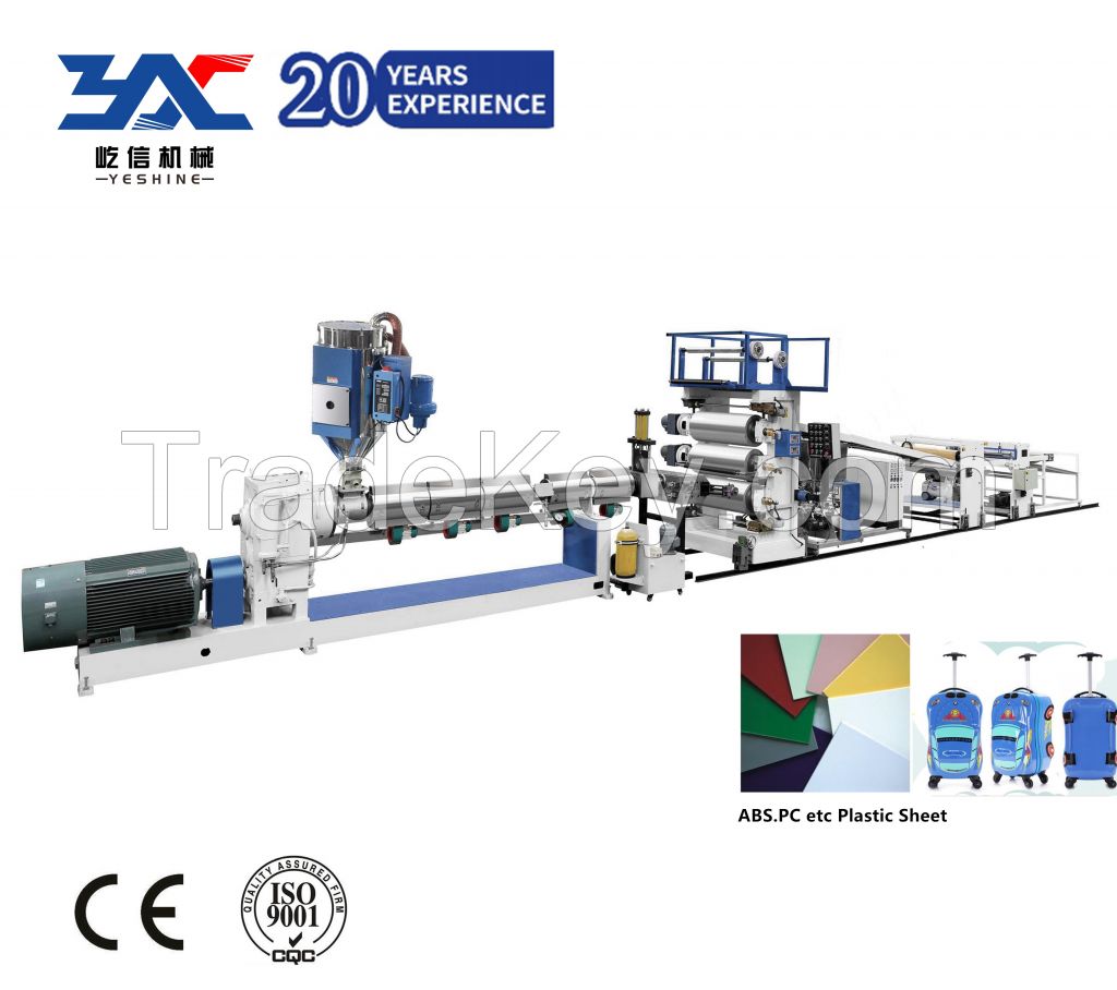 ABS one line Plastic Sheet luggage making  Machine