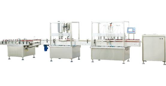 Automatic liquid filling  line