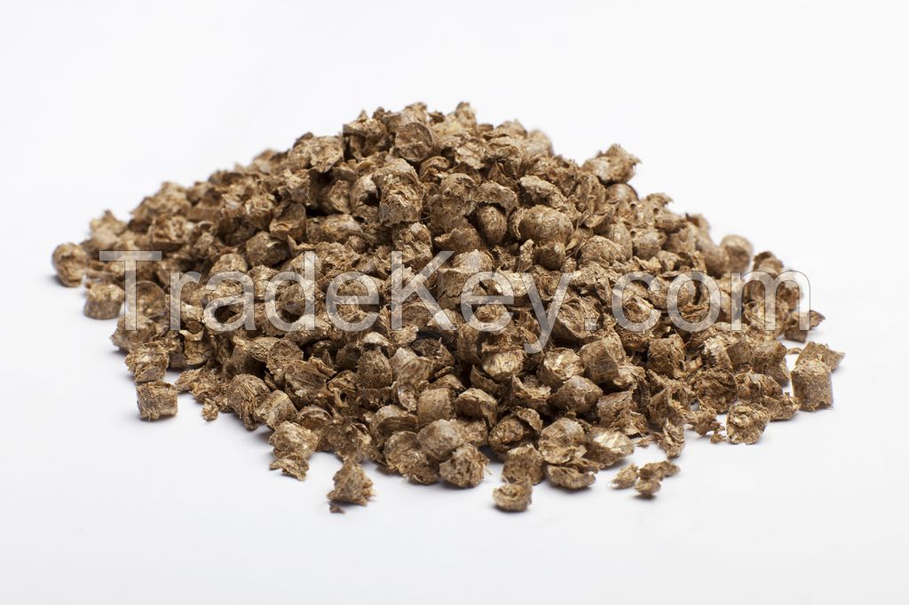 Chopped wheat straw pellets bedding