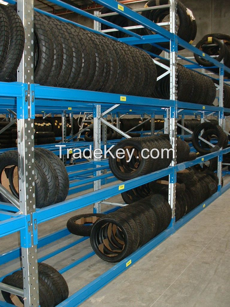 Tyre racks for Tyre ware houses and display stores