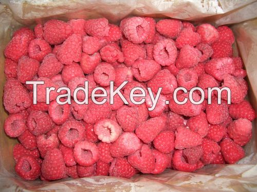 Frozen raspberry