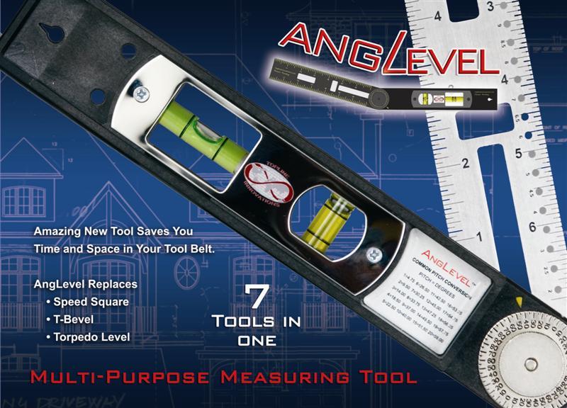 Anglevel 7in1 Multi-Purpose Measuring Hand Tool